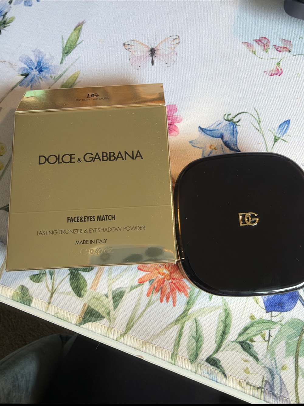Dolce & Gabbana Face & Eyes Match Bronzer & Eyeshadow Powder
